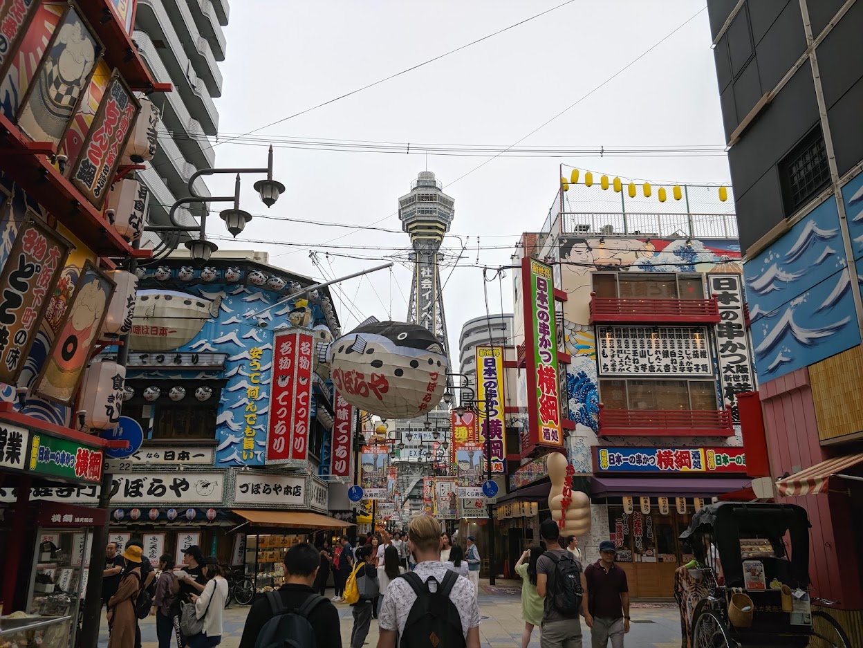 Entertainment district in Osaka