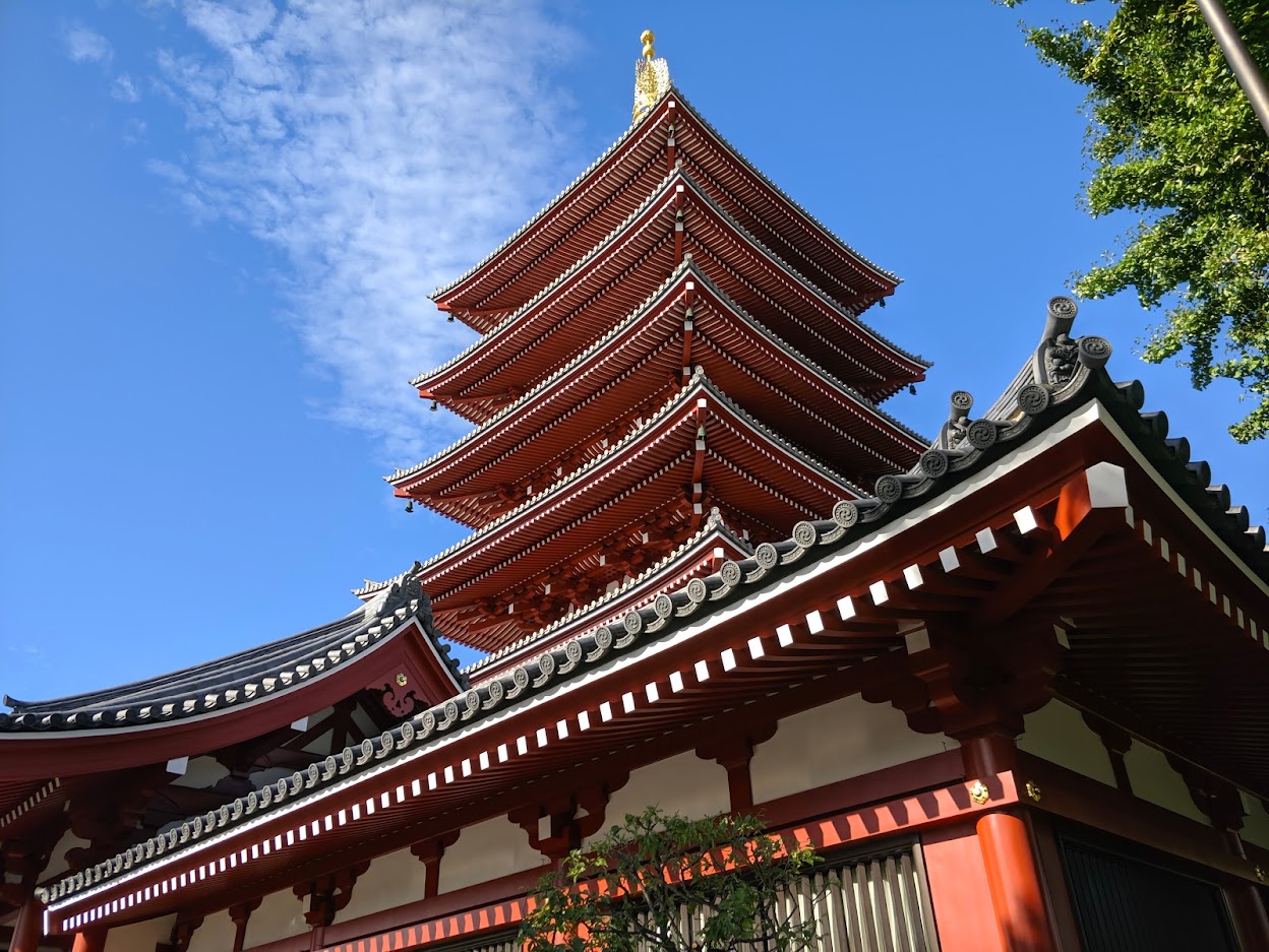 Picture of Sensoji temple in the morning